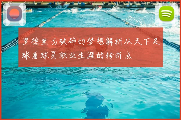 罗德里戈破碎的梦想解析从天下足球看球员职业生涯的转折点